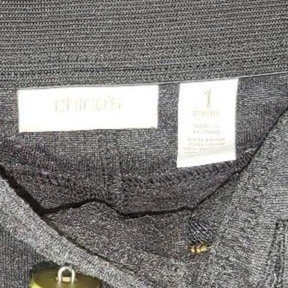 Chico’s Women’s Black Stretch Jeggings Pants Size 1 Medium / 8-10 - Picture 4 of 4